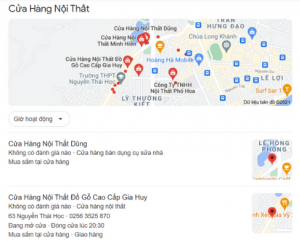 quảng cáo qua google maps