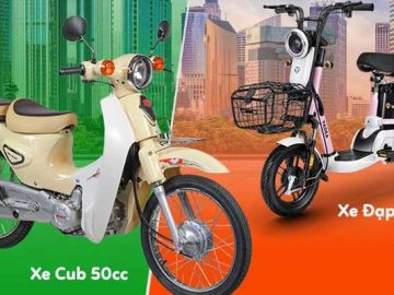 So sánh nên mua xe đạp điện hay xe máy 50cc chi tiết