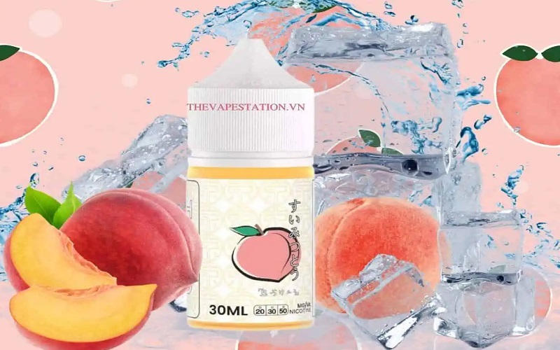 tinh dầu Iced Peach Đào Lạnh - Tokyo Salt Nic