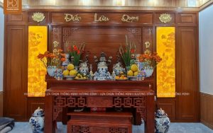 hương đình địa chỉ cung cấp bàn thờ gia tiên đẹp chất lượng nhất hiện nay