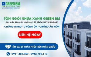 địa chỉ bán tôn nhựa green bm