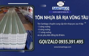 tôn ngói nhựa santiago