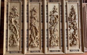 tranh gỗ trang trí phòng khách