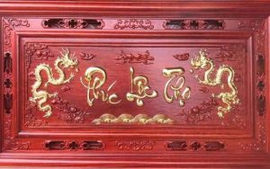 tranh thờ trang trí phòng khách