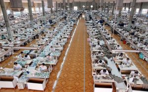 Xưởng may áo thun đồng phục Sao Việt