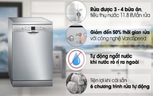 Máy rửa chén Bosch SMS63L08EA series 6