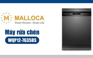 Máy rửa chén Malloca WQP12-7635BS